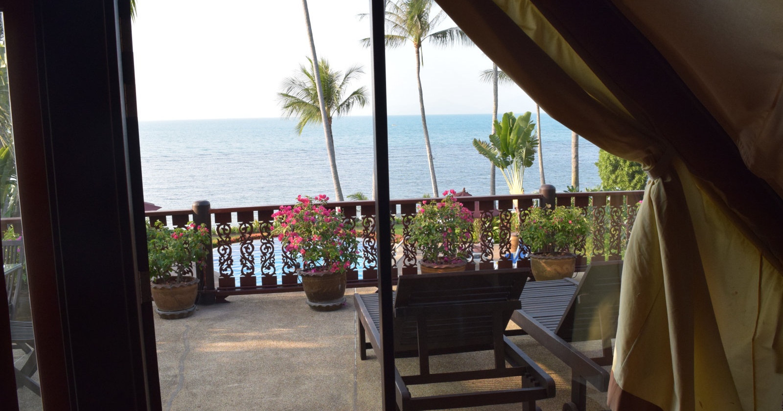 P2 Coconut Paradise Stunning Thai Style Teak Wood Beachfront Villa