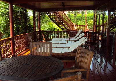 P5 Coconut Paradise Romantic Thai Style Teak Wood Beachside Villa